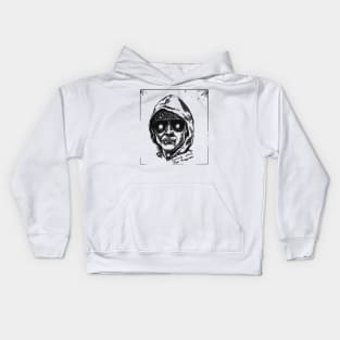 Ted Kaczynski Wearing Hoodie Kids Hoodie